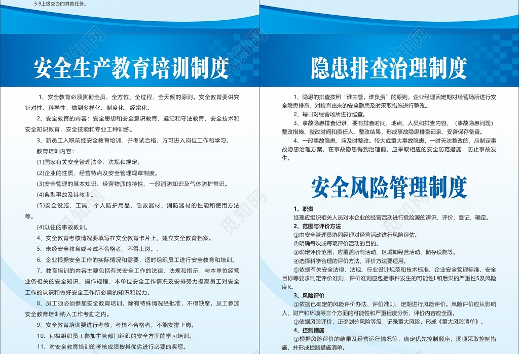安全生产责任危险化学品购销管理制度安全生产教育培训制度
